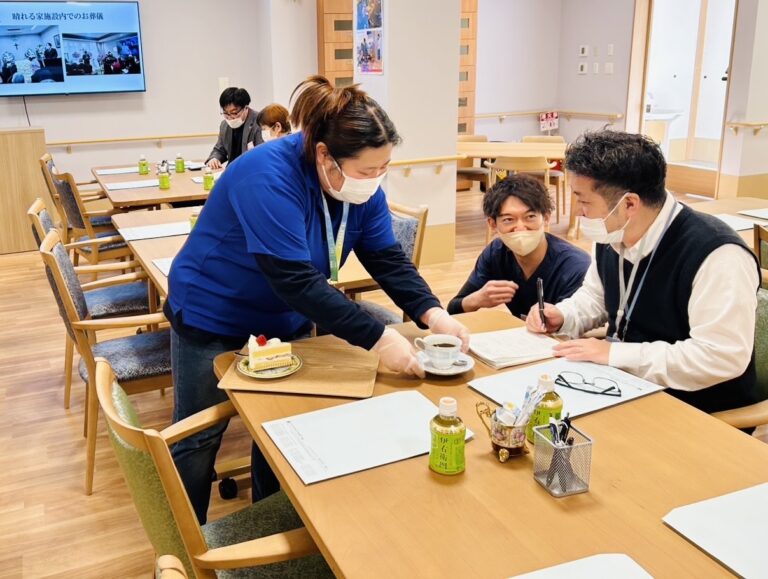 【ブレストさかい】8号館　内覧会におけるコーヒー提供へ